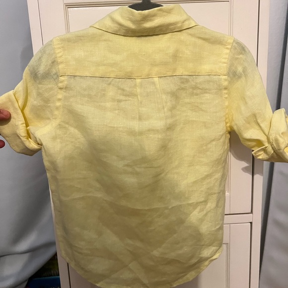 Linen collared button up shirt - Picture 2 of 3